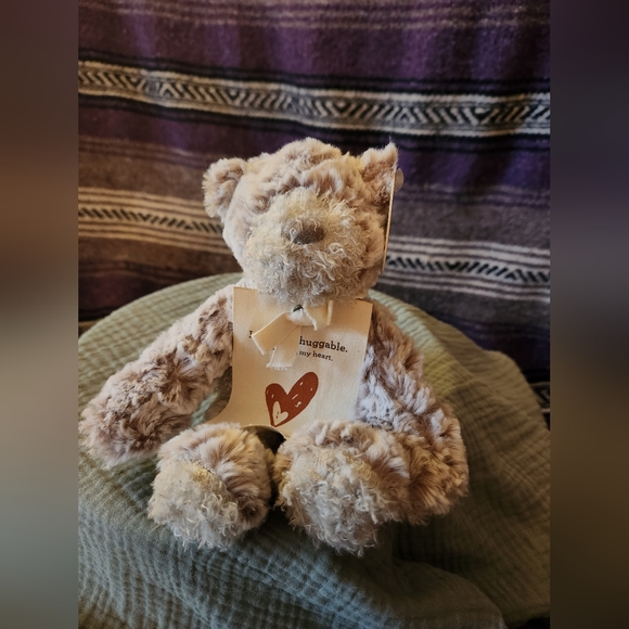 Giving bear, handmade with love DEMDACO - Picture 1 of 5